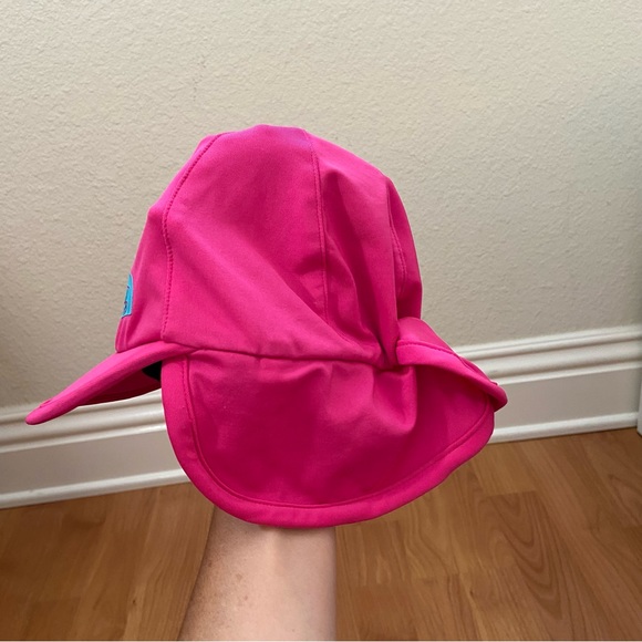 The North Face Baby Logo Bright Pink Sun Hat - Picture 4 of 9